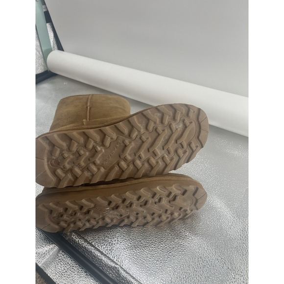 Bearpaw Women's Size 11 Hickory Elle Tall Suede Wool Sheepskin Winter Boots - Picture 8 of 9